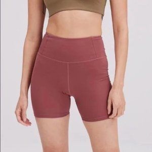Girlfriend Collective FLOAT High Rise Shorts in Fig (M)